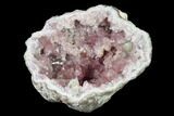 Beautiful, Pink Amethyst Geode Half - Argentina #170187-2